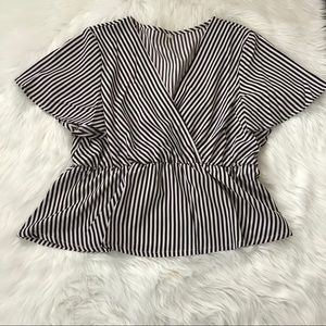 striped blouse